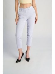 Marks & Spencer Spodnie chino w kolorze błękitnym rozmiar: 44. Niebieskie chinosy Marks & Spencer, bez wzorów, z podwyższonym stanem. Za 42.95 zł.