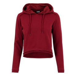 Bluza damska z kapturem Urban Classic terry. Brązowe bluzy Urban Classics, bez wzorów, bez ramiączek, z kapturem. Za 183.50 zł.