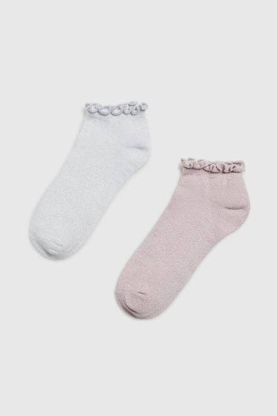 Skarpety 2-pack. Skarpetki MOODO, bez wzorów, z bawełny. Za 27.99 zł.