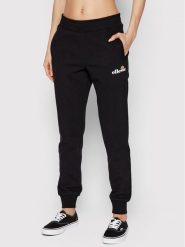 Ellesse Spodnie dresowe Hallouli SGK13652 Czarny Regular Fit. Czarne spodnie dresowe Ellesse, bez wzorów, z bawełny. Za 129.99 zł.