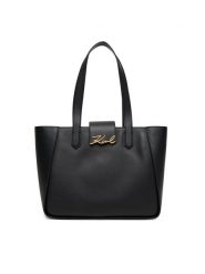 KARL LAGERFELD Torebka A3W30133 Czarny. Czarne torebki klasyczne KARL LAGERFELD, bez wzorów, ze skóry, bez dodatków. Za 1,399.00 zł.