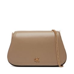 Torebka Calvin Klein. Brązowe torebki klasyczne Calvin Klein, bez wzorów, klasyczne, bez dodatków. Za 409.99 zł.