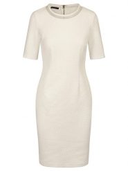 APART Sukienka w kolorze białym rozmiar: 36. Białe sukienki Apart, na co dzień, bez wzorów, bez kołnierzyka, bez ramiączek, mini, proste. Za 139.87 zł.