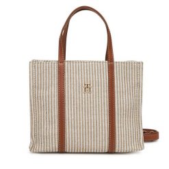Torebka Tommy Hilfiger. Brązowe torebki klasyczne Tommy Hilfiger, bez wzorów, klasyczne, bez dodatków. Za 419.99 zł.