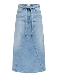 ONLY Spódnica jeansowa Sophia 15339020 Niebieski Regular Fit. Niebieskie spódnice ONLY, xs, bez wzorów, z bawełny. Za 179.99 zł.