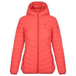 Kurtka damska LOAP Irmania - wodoodporna, fluo koralowy róż. Czerwone kurtki ZSPORT, na zimę, bez wzorów, z puchu, eleganckie, bez kaptura. Za 278.99 zł.