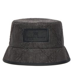 Kapelusz Elisabetta Franchi. Czarne kapelusze Elisabetta Franchi, bez wzorów. Za 949.99 zł.