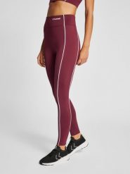 Legginsy damskie Hummel Mt Flash. Brązowe legginsy Hummel, bez wzorów, z elastanu, eleganckie. Za 255.00 zł.
