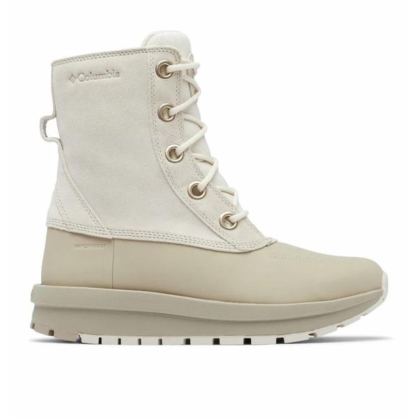 Buty Zimowe Damskie Columbia Moritza Shield Omni-Heat. Brązowe buty trekkingowe Columbia, bez wzorów, z materiału, bez zapięcia, trekkingowe, omni-heat (columbia). W wyprzedaży za 467.00 zł.