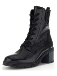 Gabor Skórzane botki w kolorze czarnym rozmiar: 38,5. Czarne botki Gabor, bez wzorów, eleganckie, bez obcasa, bez zapięcia. Za 325.79 zł.