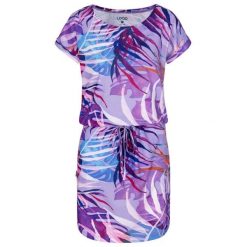 Damska sukienka sportowa Loap Anuma - Letnia elegancja. Czerwone sukienki ZOOPLEMENTS, na plażę, bez wzorów, sportowe, bez kołnierzyka, bez ramiączek, sportowe. Za 161.99 zł.