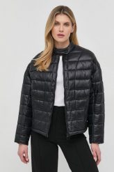 Trussardi kurtka damska kolor czarny przejściowa. Czarne kurtki TRUSSARDI, bez wzorów, z materiału, bez kaptura. Za 1,359.90 zł.