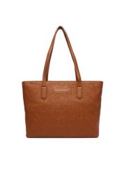 Valentino Torebka Pansy VBS8PG01 Brązowy. Brązowe shopper bag Valentino, bez wzorów, ze skóry, bez dodatków. Za 699.99 zł.