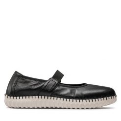 Baleriny Caprice. Czarne baleriny Caprice, bez wzorów, bez obcasa, bez zapięcia. Za 159.99 zł.