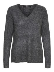 Vero Moda Sweter w kolorze antracytowym rozmiar: M. Czarne swetry Vero Moda, m, bez wzorów, bez ramiączek. Za 66.00 zł.