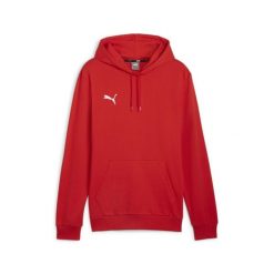 Bluza z kapturem Puma Teamgoal Casuals. Czerwone bluzy Puma, xs, bez wzorów, sportowe, bez ramiączek, z kapturem. Za 248.50 zł.