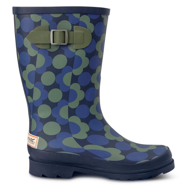 Kalosze damskie Orla Quarter Welly. Niebieskie kalosze Regatta, bez wzorów, bez zapięcia. Za 229.99 zł.