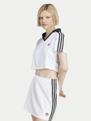 Adidas T-Shirt adicolor Football Jacquard JD2608 Biały Slim Fit. Białe t-shirty adidas, m, bez wzorów, z syntetyku, bez kołnierzyka, bez ramiączek. Za 129.99 zł.