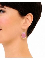 Pierres delicates Pozłacane kolczyki z tygrysim okiem rozmiar: onesize. Żółte kolczyki Pierres delicates, pozłacane. Za 51.95 zł.
