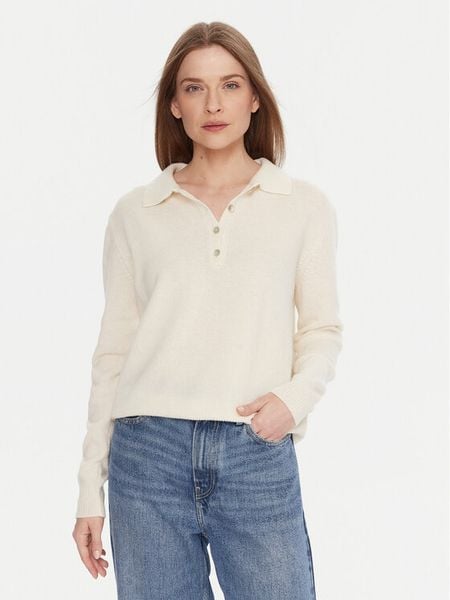 Kontatto Sweter 3M0977C Écru Regular Fit. Białe swetry Kontatto, m, bez wzorów, z wełny, bez ramiączek. Za 423.99 zł.