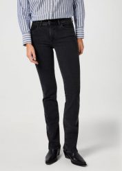 DAMSKIE SPODNIE WRANGLER BOOTCUT SULTRY BLACKOUT 112364507. Jeansy Wrangler, l, bez wzorów, z jeansu. Za 219.99 zł.