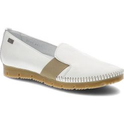 Białe Mokasyny Simen Wygodne Skórzane Buty. Białe mokasyny Simen, bez wzorów, ze skóry. Za 179.00 zł.
