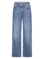 Sublevel Dżinsy - Comfort fit - w kolorze niebieskim rozmiar: L. Niebieskie jeansy Sublevel, l, z aplikacjami, ze skóry, klasyczne, z podwyższonym stanem. Za 86.99 zł.