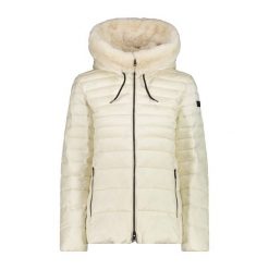 Kurtka Damska Zimowa CMP 32K3076F OCIEPLANA Biała. Białe kurtki narciarskie CMP, na zimę, xs, bez wzorów, bez kaptura, narciarskie. W wyprzedaży za 454.99 zł.