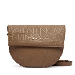 Torebka Valentino. Brązowe kopertówki Valentino, bez wzorów, wizytowe, bez dodatków. Za 569.99 zł.