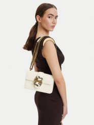 Just Cavalli Torebka 80RA4BAF ZSA89 Biały. Białe kopertówki Just Cavalli, bez wzorów, ze skóry, wizytowe, bez dodatków. Za 782.99 zł.