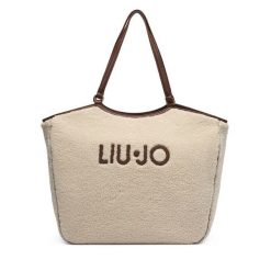 Torebka Liu Jo. Brązowe shopper bag Liu Jo, bez wzorów, bez dodatków. Za 559.99 zł.