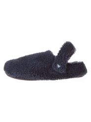 Crocs Kapcie "Classic Cozzzy" w kolorze granatowym rozmiar: 37/38. Niebieskie kapcie Crocs, bez wzorów, z materiału. Za 134.95 zł.