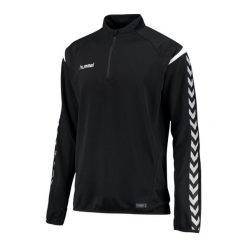 Bluza Hummel Authentic Charge kolor czarny. Czarne bluzy bez kaptura Hummel, bez wzorów, bez kaptura. W wyprzedaży za 175.50 zł.