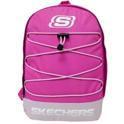 Plecak damski Skechers Pomona Backpack pojemność 18 L. Czerwone plecaki Skechers, bez wzorów, bez dodatków. Za 99.99 zł.