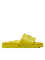 HÖGL Klapki Brenda 7-100800 Zielony. Zielone klapki Högl, bez wzorów, ze skóry, bez obcasa, bez zapięcia. Za 599.99 zł.