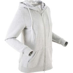 Lekka bluza rozpinana, długi rękaw bonprix jasnoszary melanż. Bluzy marki INOVIK. Za 59.99 zł.