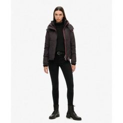 Parka dla kobiet Superdry Arctic SD-Windcheater. Szare płaszcze Superdry, bez wzorów, bez kaptura. Za 424.60 zł.