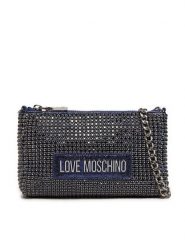 LOVE MOSCHINO Torebka JC4046PP1LLP176A Granatowy. Niebieskie torebki klasyczne Love Moschino, bez wzorów, z tworzywa sztucznego, bez dodatków. Za 869.99 zł.