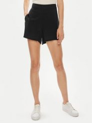 ONLY Szorty materiałowe Nova 15325521 Czarny Regular Fit. Czarne szorty ONLY, bez wzorów, z materiału. Za 69.99 zł.