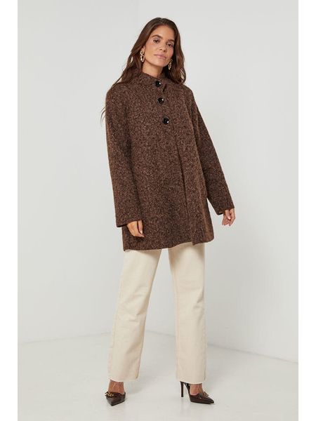 L'armoire de Suzette Płaszcz przejściowy w kolorze brązowym rozmiar: 38/40. Brązowe płaszcze L'armoire de Suzette, l, bez wzorów, klasyczne, bez kaptura. Za 100.99 zł.