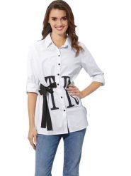 WITT WEIDEN Bluzka w kolorze białym rozmiar: 44. Białe bluzki WITT WEIDEN, bez wzorów, bez kołnierzyka, bez ramiączek. Za 43.99 zł.