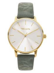 Tamaris Zegarek kwarcowy w kolorze złoto-szaro-białym rozmiar: onesize. Szare, analogowe zegarki Tamaris, ze stali. Za 212.67 zł.