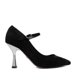 Szpilki Nine West. Czarne szpilki Nine West, bez wzorów, bez obcasa, na szpilce, bez zapięcia. Za 249.99 zł.