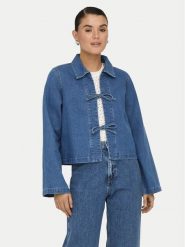 ONLY Kurtka jeansowa Thora 15357228 Niebieski Regular Fit. Niebieskie kurtki ONLY, l, bez wzorów, z bawełny, bez kaptura. Za 219.99 zł.