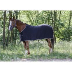 Koszula z koniem Riding World Polaire. Czarne koszule RIDING WORLD, m, bez wzorów, z materiału, bez kołnierzyka, bez ramiączek. Za 96.85 zł.