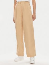 Tommy Hilfiger Spodnie materiałowe WW0WW41355 Beżowy Relaxed Fit. Brązowe spodnie materiałowe Tommy Hilfiger, bez wzorów, z bawełny. Za 419.99 zł.