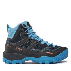 Trekkingi Mammut. Czarne buty trekkingowe Mammut, z gore-texu, bez zapięcia. Za 1,099.00 zł.