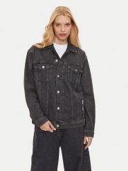 Karl Lagerfeld Jeans Kurtka jeansowa 246J1401 Szary Relaxed Fit. Szare kurtki Karl Lagerfeld Jeans, s, bez wzorów, z bawełny, bez kaptura. Za 459.99 zł.