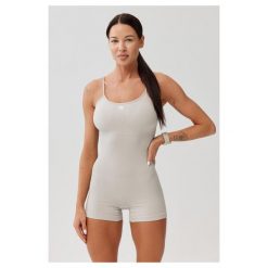 Damski kombinezon sportowy fitness Rough Radical Solo. Szare kombinezony ROUGH RADICAL, bez wzorów, sportowe, bez kołnierzyka, bez ramiączek. Za 179.90 zł.