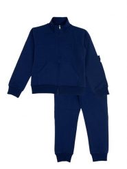 Bluza z pełny zamek błyskawiczny na co dzień. Czarne bluzy LEONE 1947 APPAREL, bez wzorów, z dresówki, bez ramiączek, bez kaptura. Za 168.36 zł.